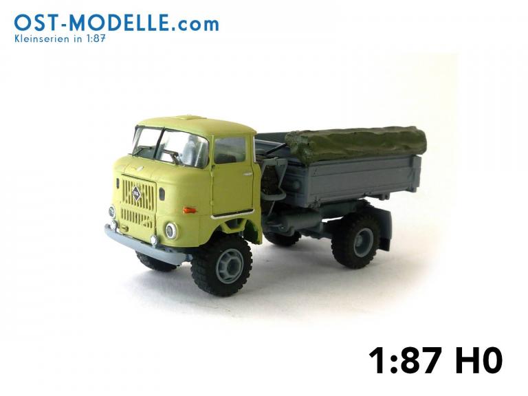 IFA W50LA ND 3-Seitenkipper hoher Bordwand geschl. Plane